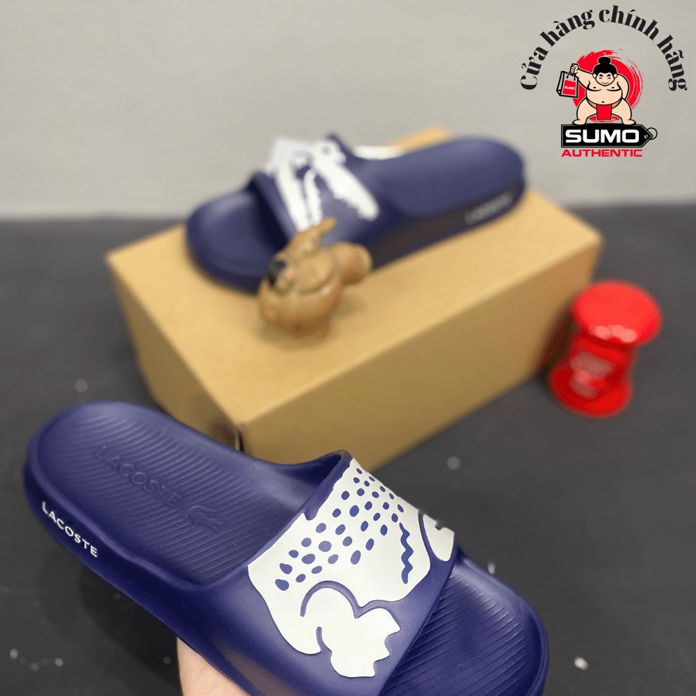 Dép Chính Hãng-Dép Lacoste Croco 2.0 Navy-7-41CMA0010092-Sumo Authentic