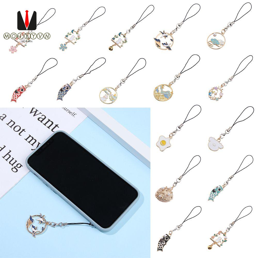 Dây đeo điện thoại hình mèo bắt mắt dễ thương