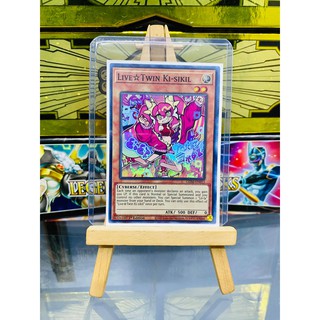 [ Dưa Hấu Yugioh ] Lá bài thẻ bài Live Twin Ki-sikil – Super Rare - Tặng bọc bài nhựa bảo quản