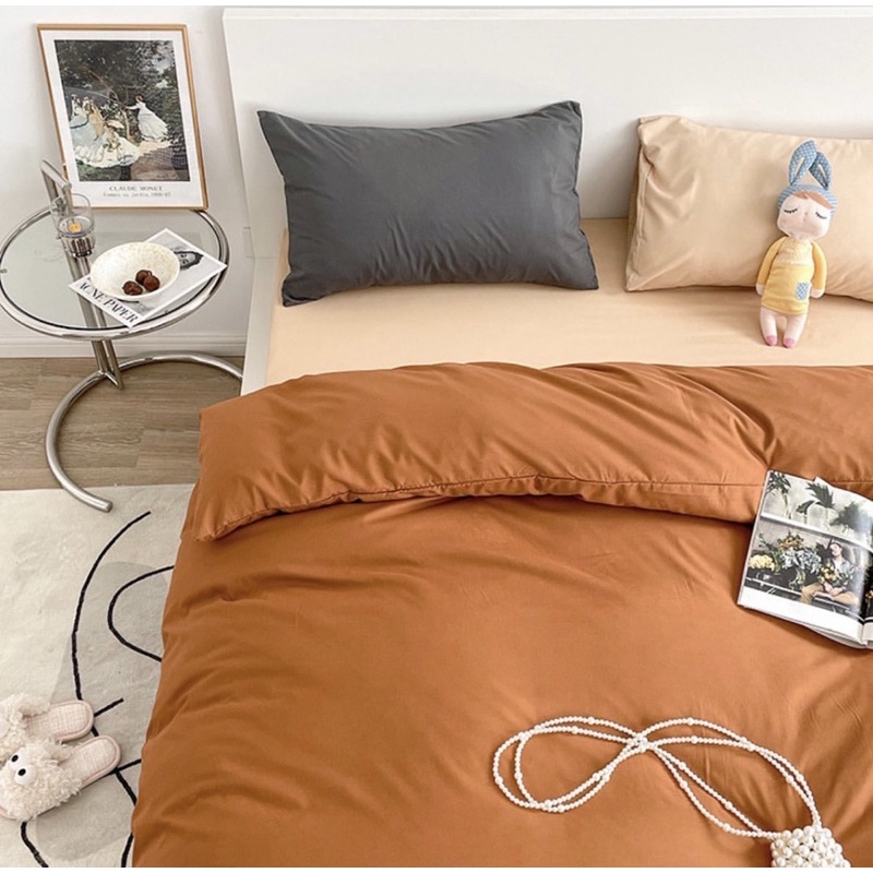 Bộ chăn ga Cotton Tici mix màu