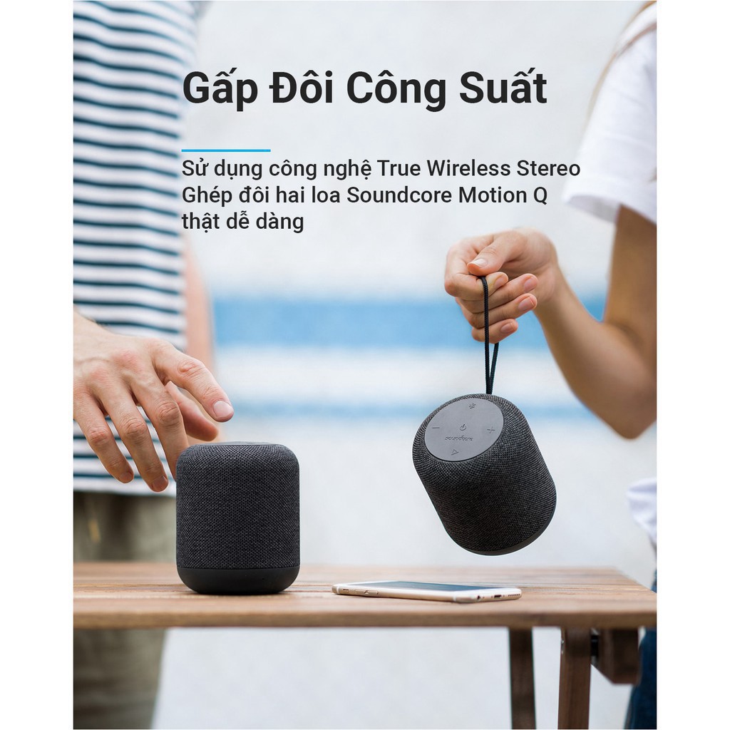 Loa bluetooth SoundCore Motion Q 16W by ANKER Hàng chính hãng- A3108