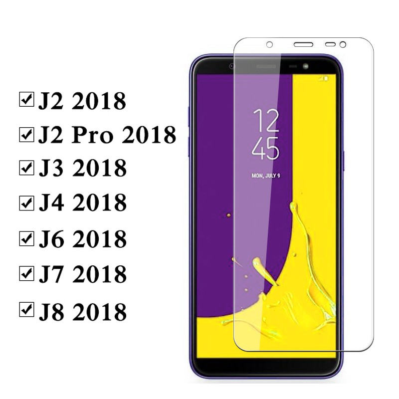 Kính Cường Lực Bảo Vệ Màn Hình Cho Samsung Galaxy A6 A8 J4 J6 Plus A7 A9 J2 J7 J8 2018 J2 Pro J7 Prime A9 2018 J2 J4 Core J2 Ace G530 2.5h