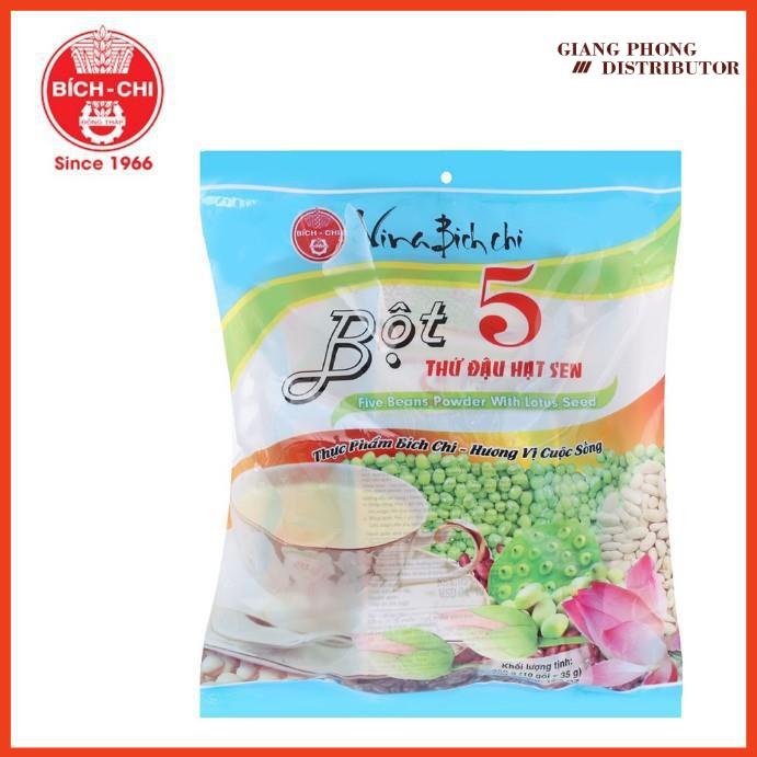 Bột 5 loại đậu hạt sen Bích Chi 350gr - Five Beans Powder With Lotus Seed