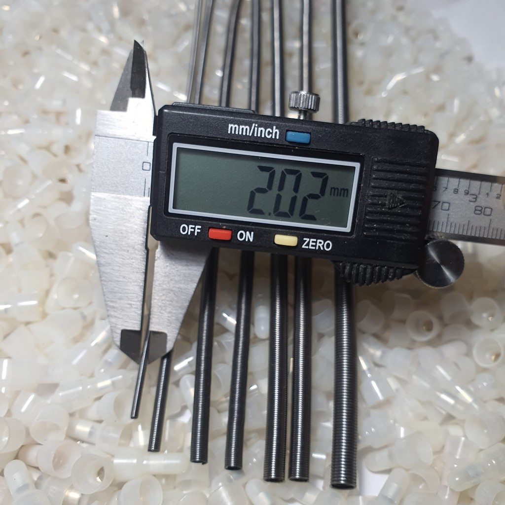 Lò xo kéo, đường  kính ngoài 2-3-4-5-6-8-10-12mm dài 200mm