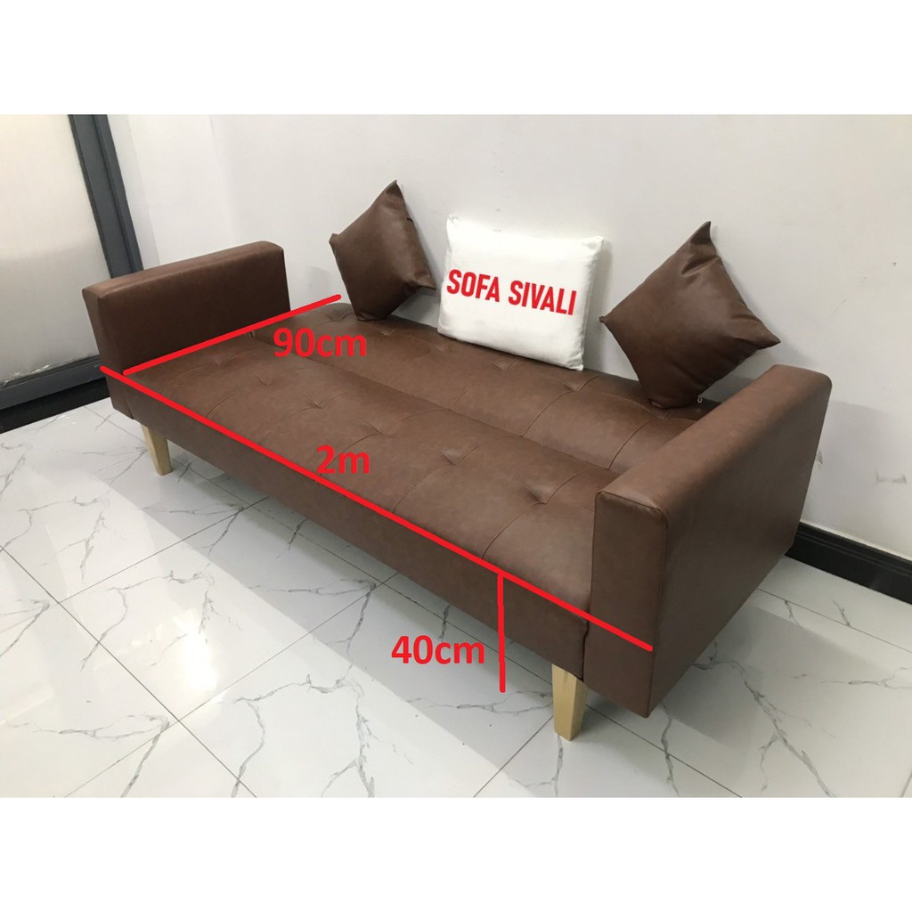 Bộ ghế dài sofa bed tay vịn phòng khách sopha sivali salon