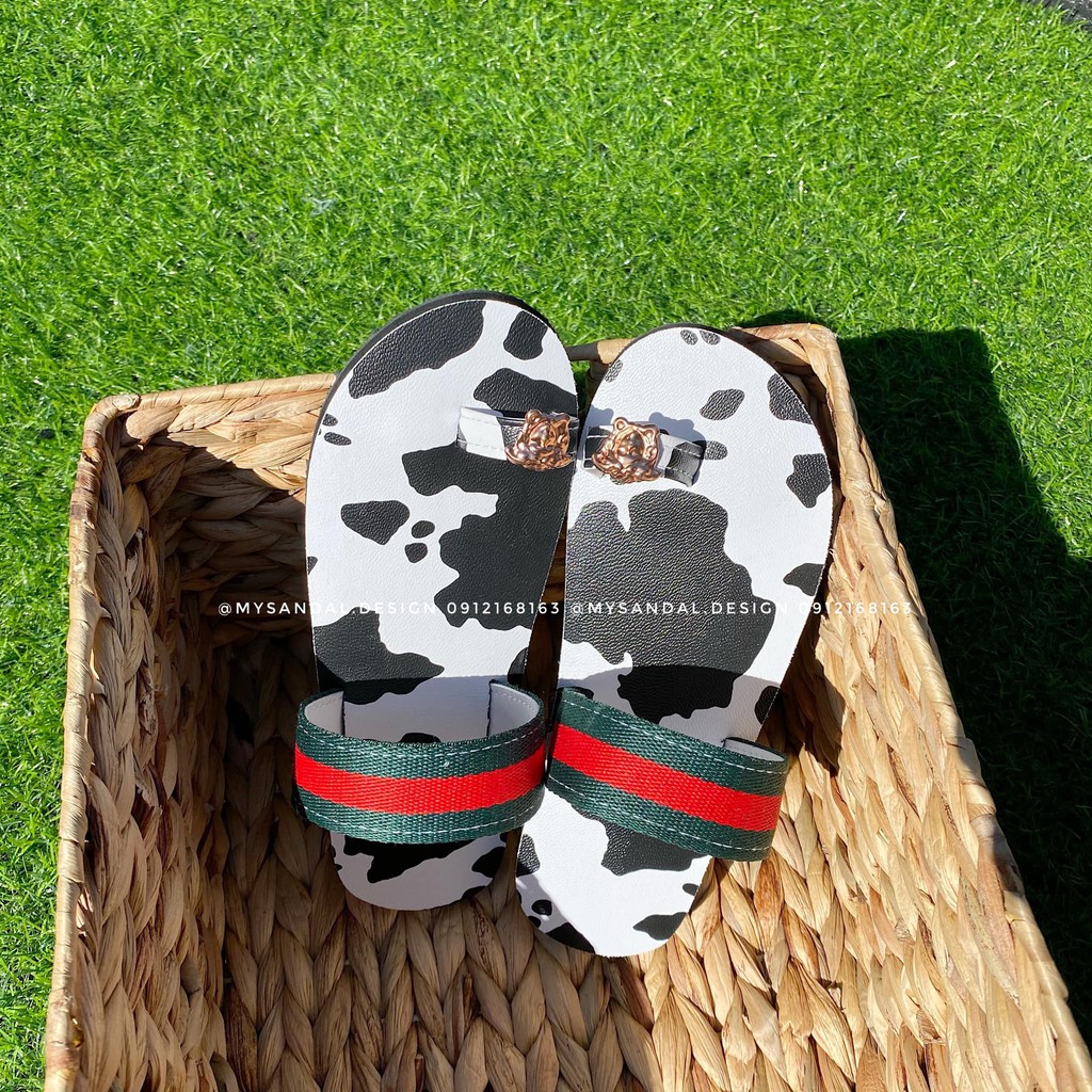 Dép nữ xỏ ngón, SANDALTHOITRANG sandal nữ đế bò sữa kiểu mới full size 30-44