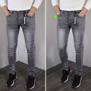 [Freeship] Quần jeans Nam Màu Xám Lông Chuột Chất Jean Co Dãn Năng Động Phong Cách MS456
