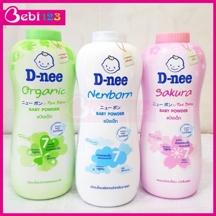 Phấn thơm dnee thái lan 380gram cho bé - ảnh sản phẩm 8