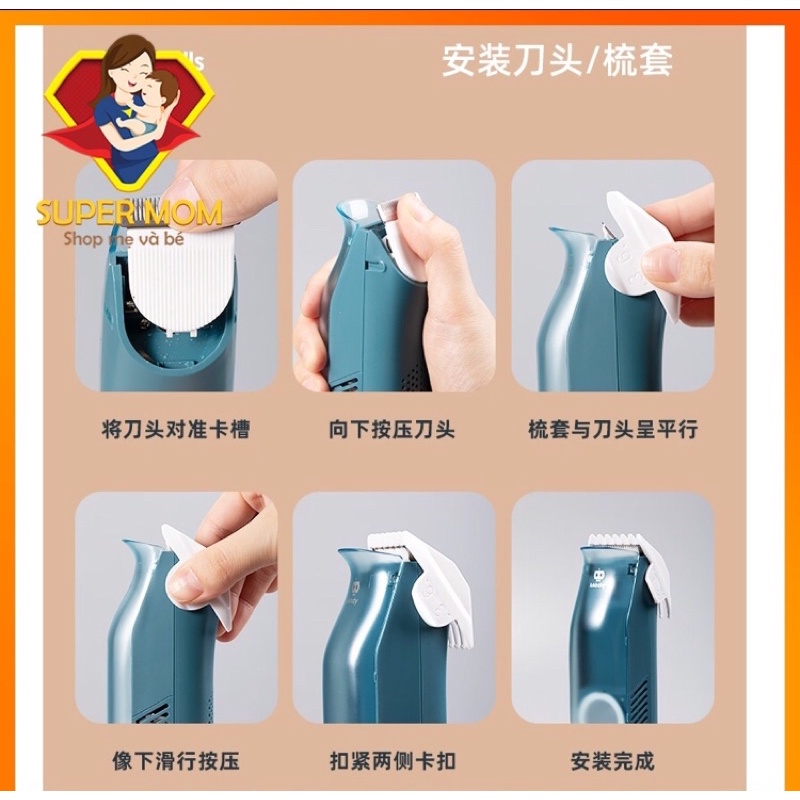 Lưỡi tông đơ thay thế hàng công ty, chính hãng LUKBABY