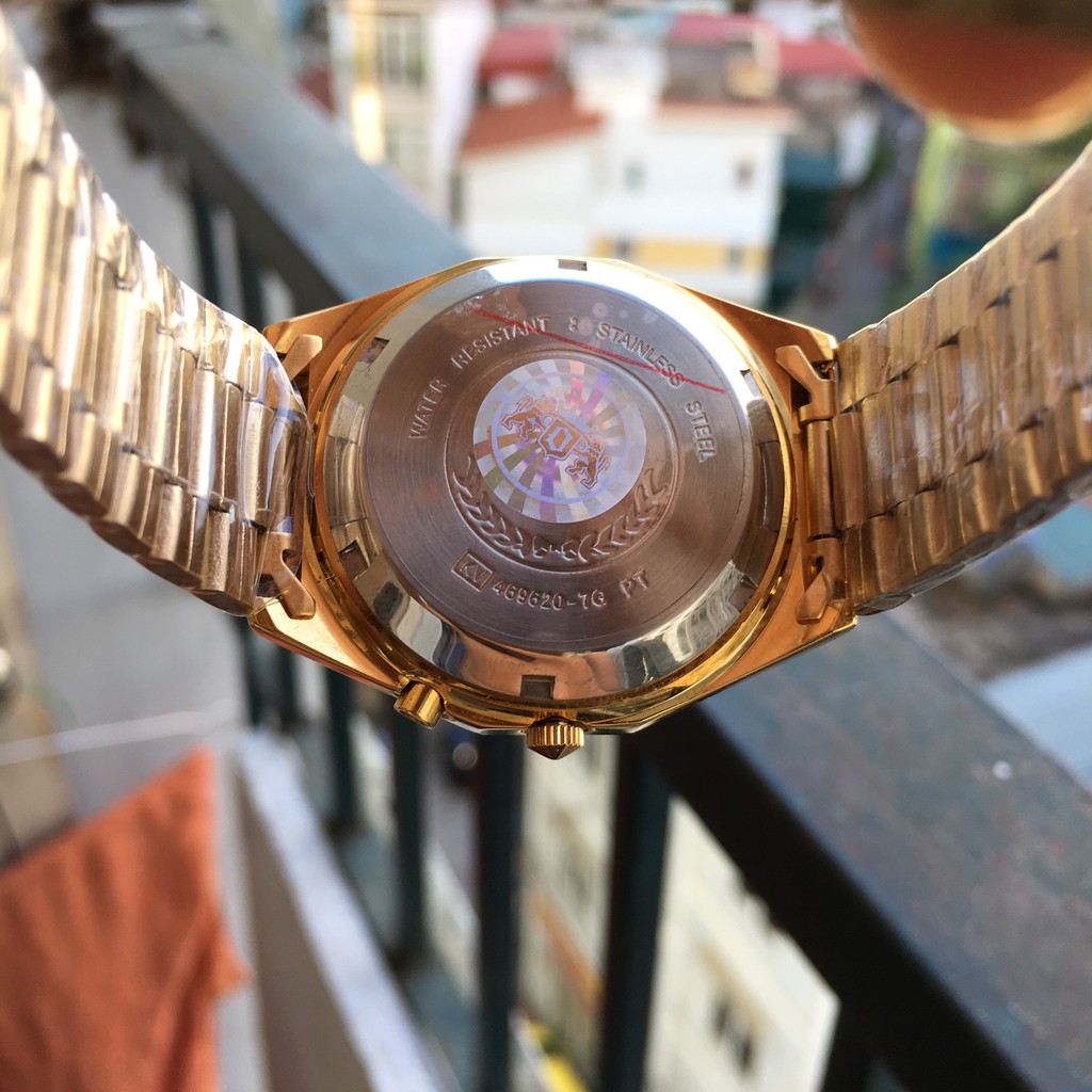 Đồng hồ nam orient 3 sao nhật máy nguyên bản  mặt xanh dương