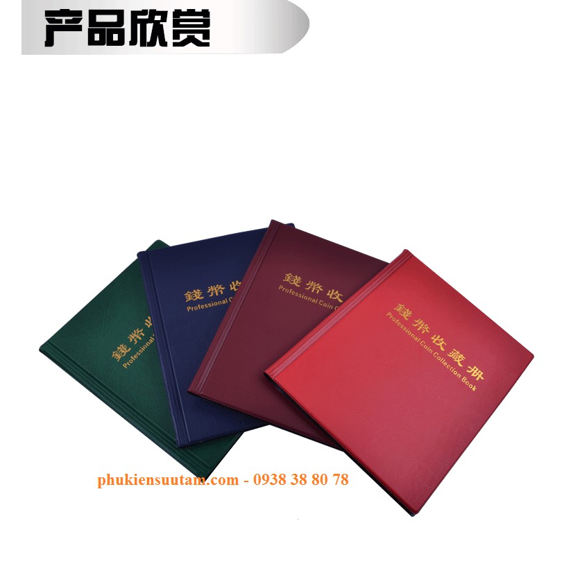 [HÀNG CÓ SẴN] Album Đựng Tiền Xu 420 Ngăn Cố Định Giá Rẻ PCCB - ABDTX420