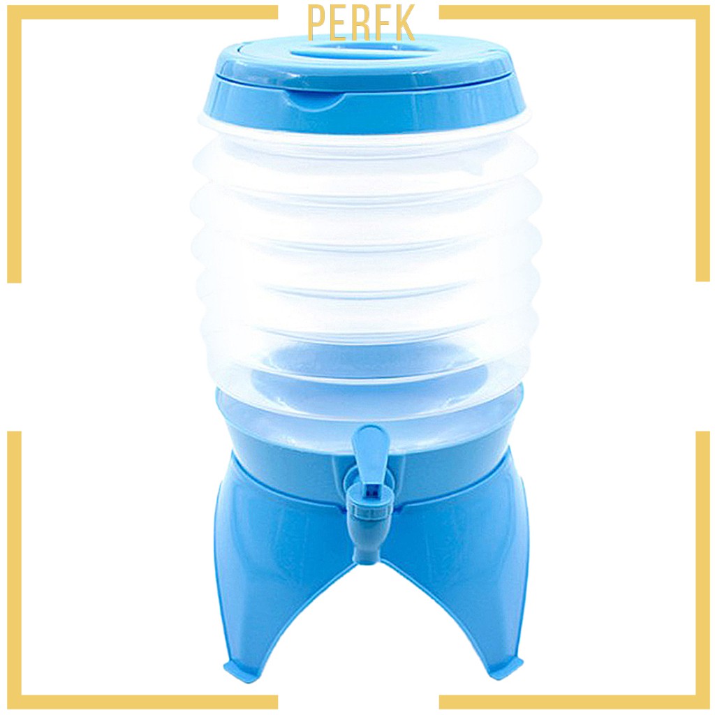 Xô Đựng Nước 5.5L Có Thể Gấp Gọn Tiện Dụng Mang Theo Du Lịch / Leo Núi