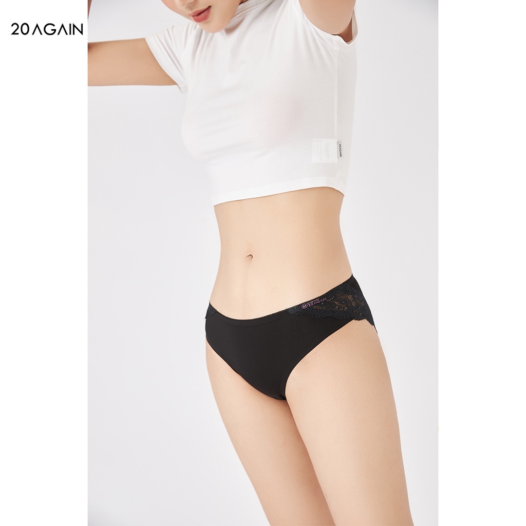 Quần lót kháng khuẩn 20Sexy by 20Again, phối ren viền sexy, thoáng mát, không đường may QUA0088 | BigBuy360 - bigbuy360.vn