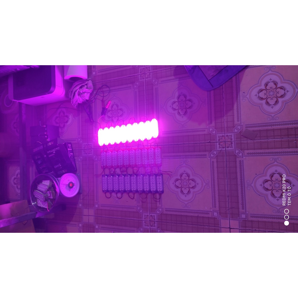 Đèn Led dây 24v trang trí đầu xe tải giá trên là 1 dây 10 bóng