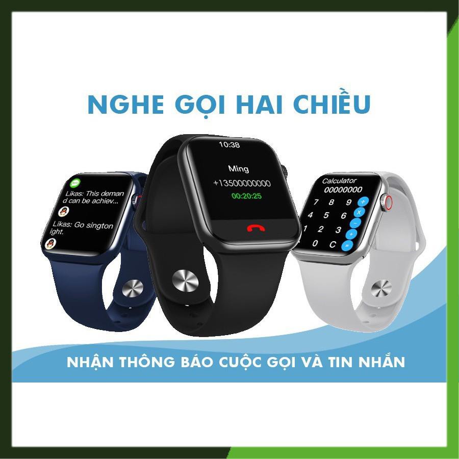 [HÀNG CHÍNH HÃNG] Đồng hồ thông minh HW12/HW16 màn hình Tràn Viền, hỗ trợ Nghe Gọi, thay Hình Nền, có Núm Xoay