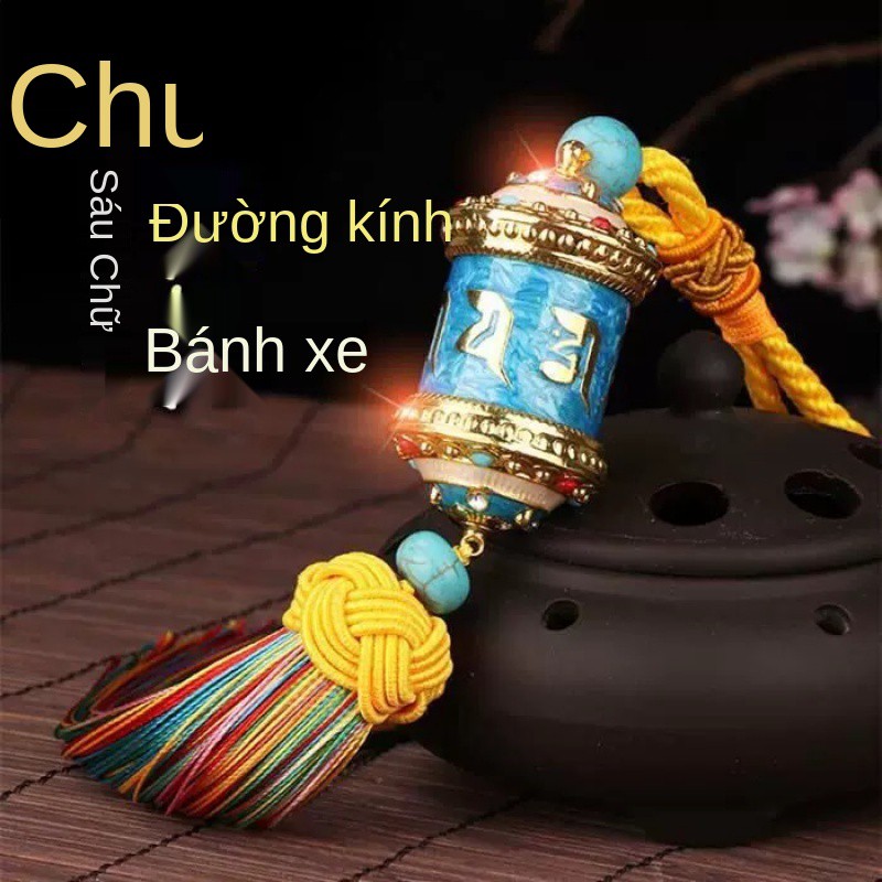 Mặt dây chuyền sáng tạo xe hơi Mặt dây chuyền cầu nguyện của người Tây Tạng