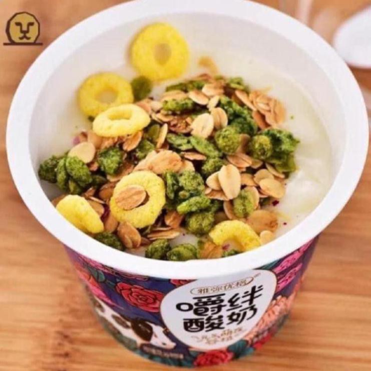 [HOT SUMMER] 1 HỘP Sữa chua Yến Mạch ăn liền YAMI CHEW topping siêu ngon [cực hot]