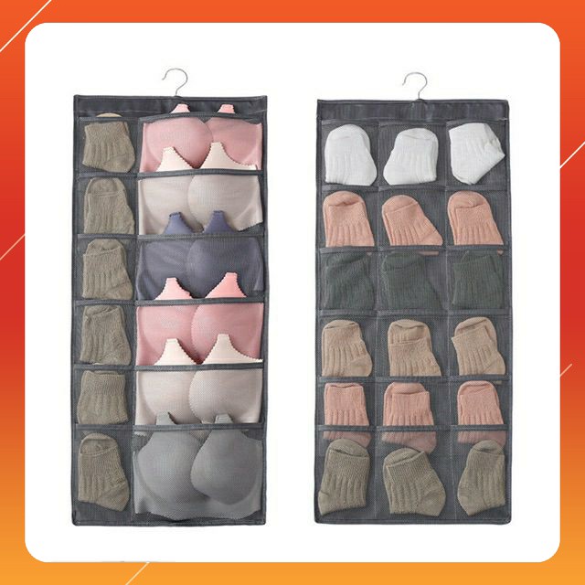 Túi treo đồ lót ,tất 2 mặt 30 ngăn tiện dụng