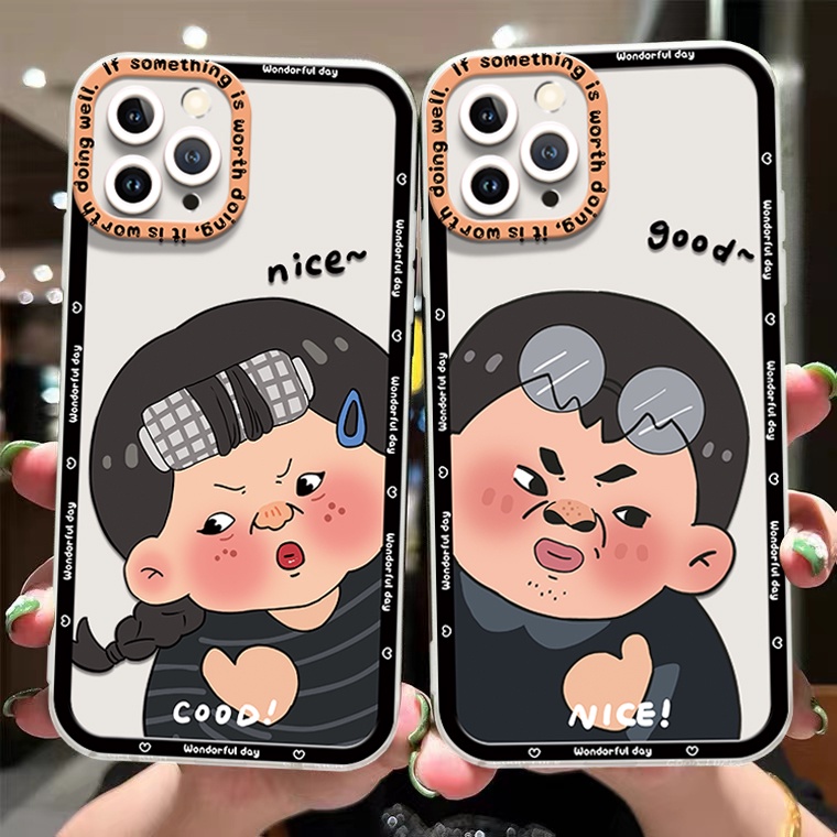 Ốp Điện Thoại Silicon TPU Mềm Trong Suốt Họa Tiết Dễ Thương Chống Sốc Cho IPhone 14 13 12 11 Pro XS MAX 6S 7 8 Plus X XR