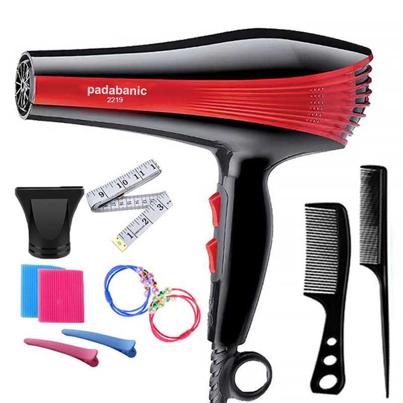 Máy Sấy Tóc Padabanic 2200 hair dryer Gió mạnh mẽ Động cơ một chiều duy trì nhiệt độ sấy thích hợp