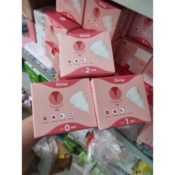 Cốc L.i.n.c.u.p Mỹ chuẩn tặng Cốc tiệt trùng, Túi