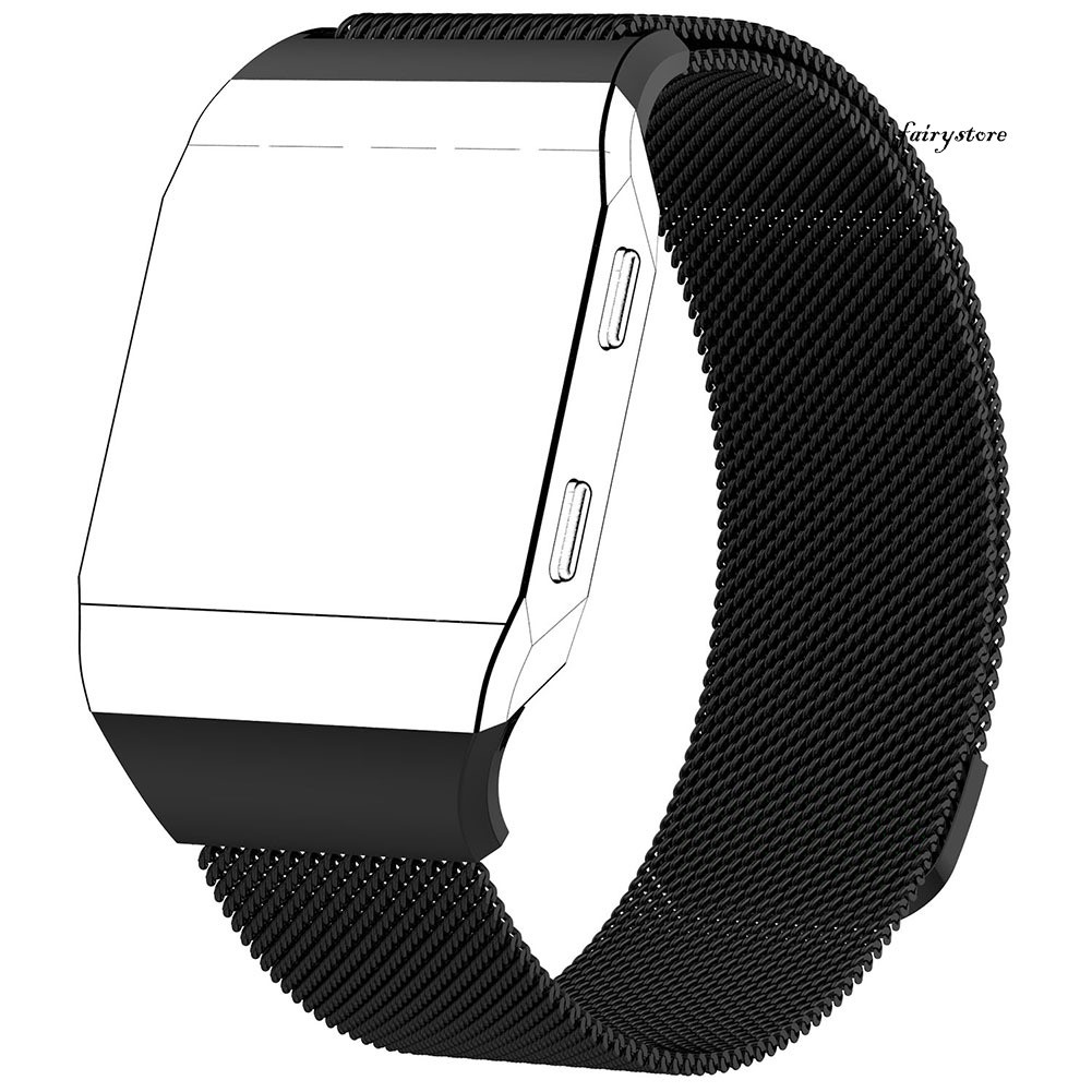 Fs Dây Đeo Inox Milanese Cho Đồng Hồ Thông Minh Fitbit Ionic