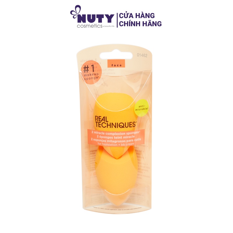 Set 2 Bông Mút Tán Nền Real Techniques Miracle Complexion Sponge®