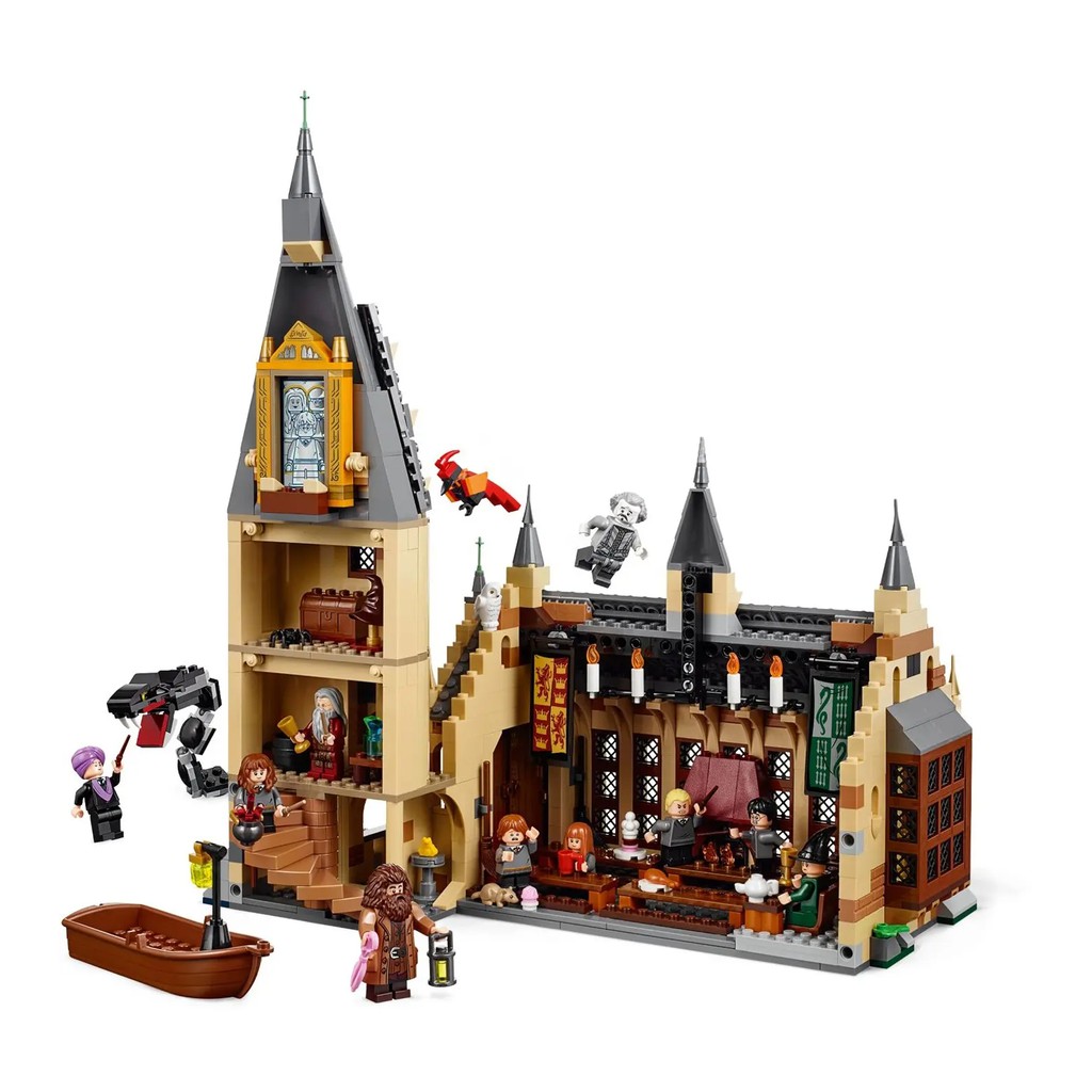 BELA 11007 Lắp ghép Harry Potter Lâu đài Hogwarts - Đồ chơi Xếp hình 75954 LEPIN 16052