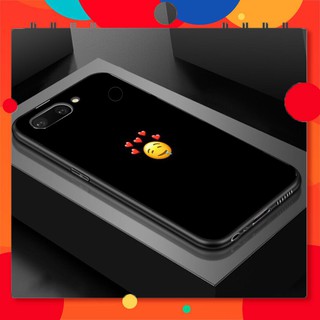 [ỐP LƯNG OPPO ] ỐP LƯNG OPPO  A1K IN HÌNH MÀU ĐEN NGẦU