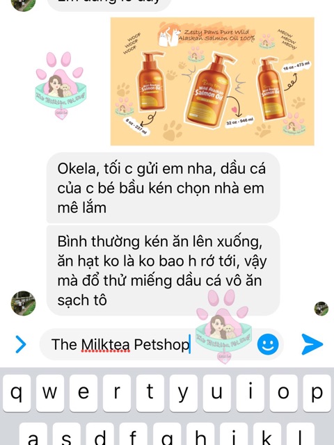 Dầu cá hồi Alaska cho chó mèo của Mỹ - Zesty Paws