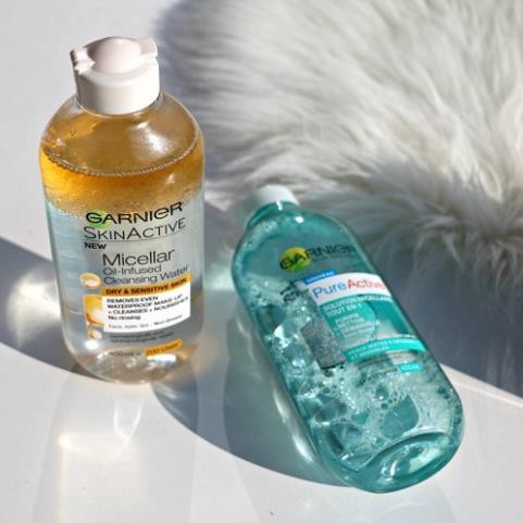 Tẩy Trang Garnier (400ml) [Chính Hãng 100%] Không Cồn - Tẩy sạch sâu lớp make - Cấp nước cho da - Giúp da chắc khỏe | BigBuy360 - bigbuy360.vn