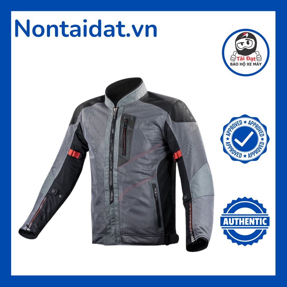 Áo khoát giáp LS2 chạy xe máy, moto LS2 ALBA MAN