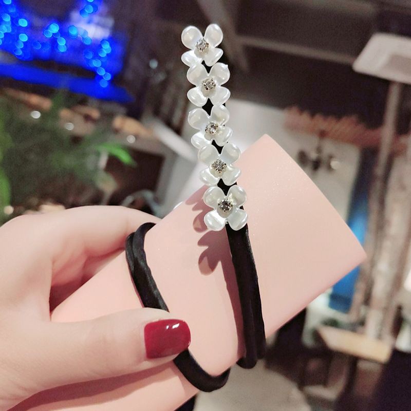 Kẹp búi tóc hoa đá ngọc trai nhân tạo - Cặp tóc dễ thương ZAZA KB0018