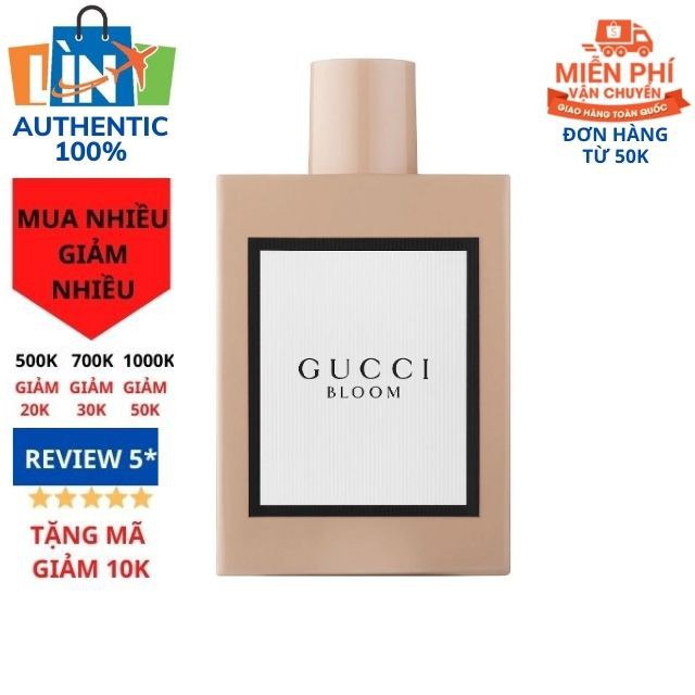 [Mẫu thử 5ml 10ml] Nước hoa nữ Gucci Bloom EDP vườn hoa trắng muốt đầy trang nhã hàng nhập Pháp chính hãng