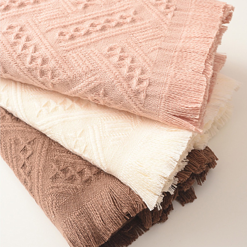 Khăn Tắm Cotton 13 8X29 5 Inch Trang Trí Thắt Nơ Xinh Xắn