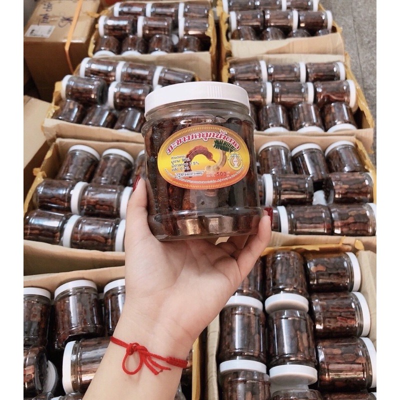 500g Me Lào Muối Ớt Một Nắng - Tặng kèm muối tôm ớt