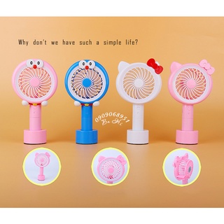 Quạt sạc mini kitty thay pin được
