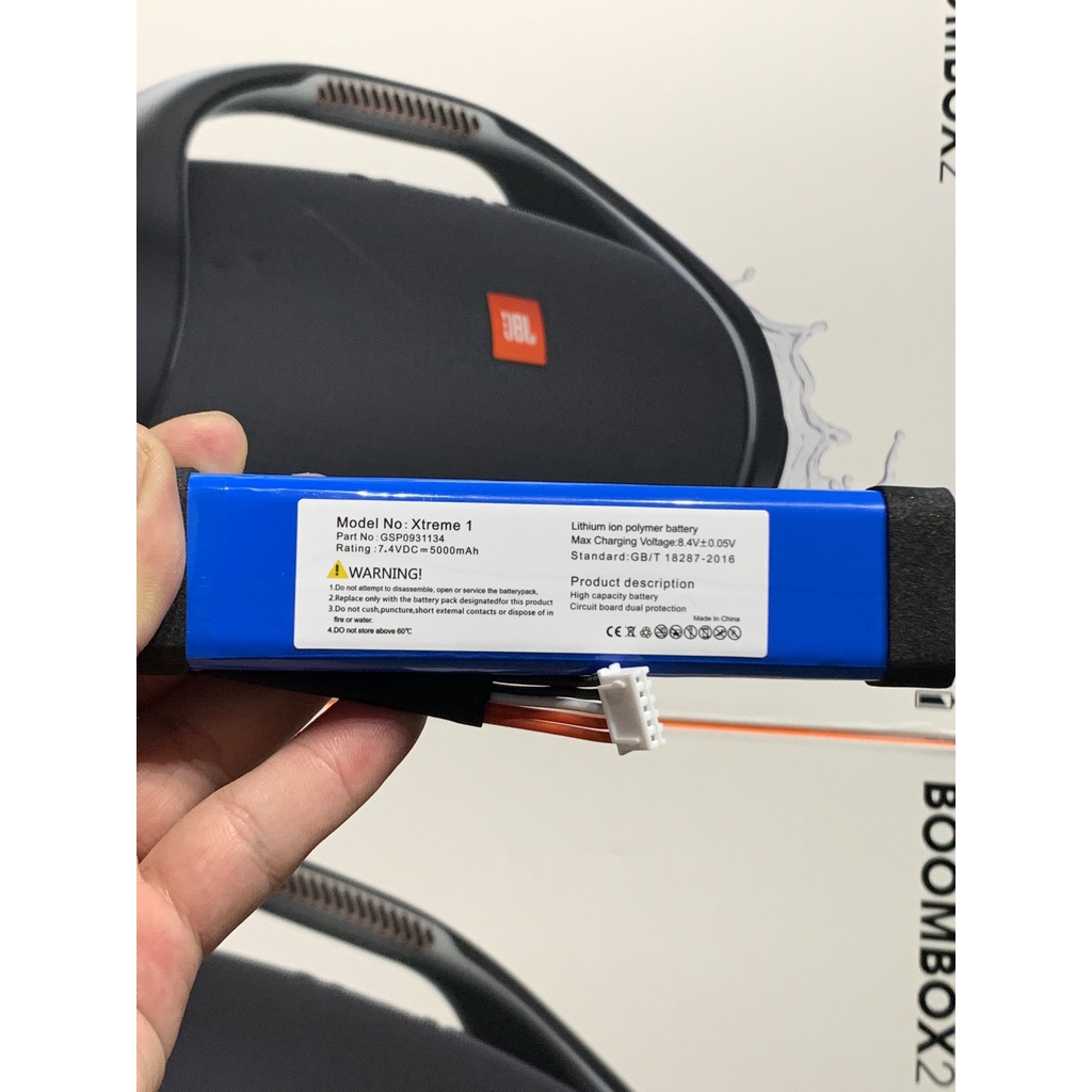 Pin Loa JBL Xtreme 1, Thay pin loa Bluetooth JBL Xtreme 1, Dung lượng chuẩn chính hãng.