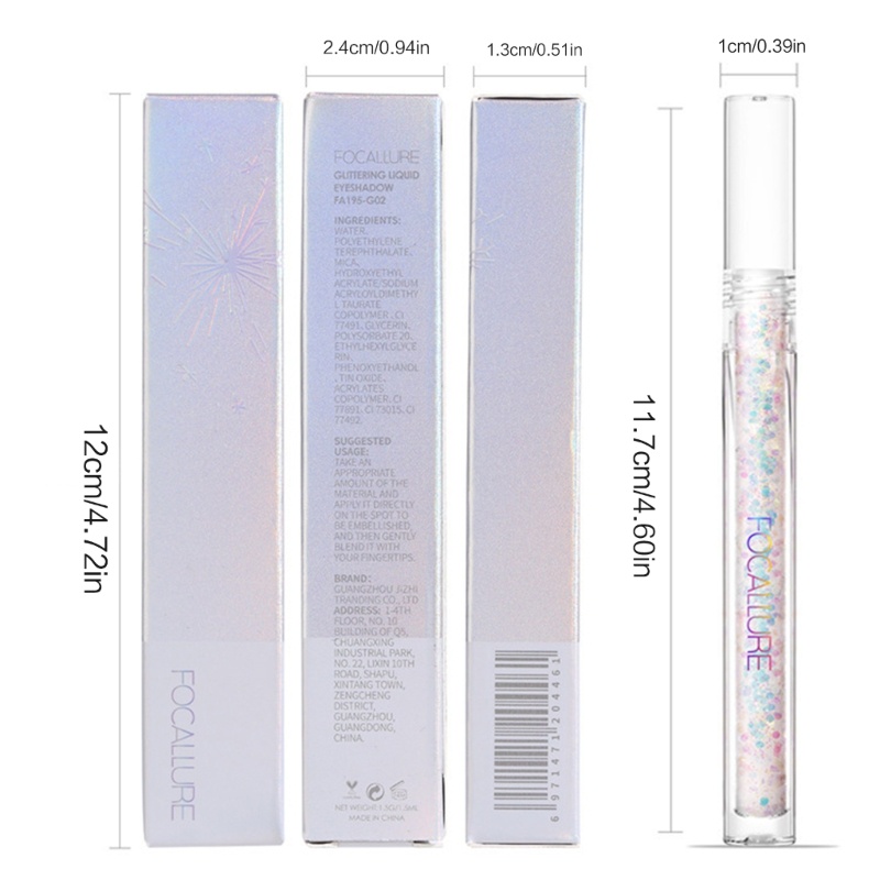 Phấn Mắt Có Nhũ Lấp Lánh Lâu Trôi Độ Lên Màu Cao YOUYO