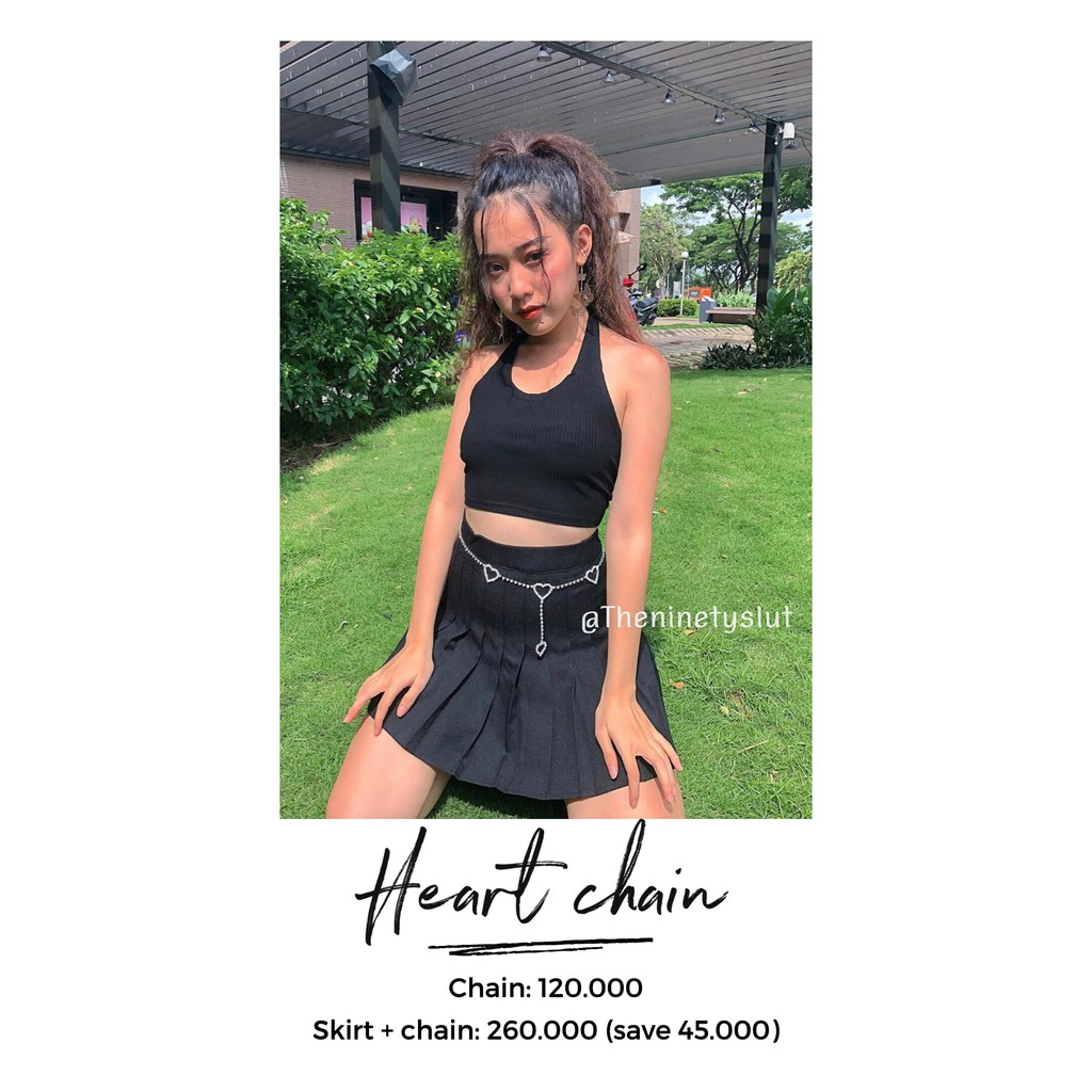 [Mã FASHIONGREEN94 giảm tới 30K đơn 99K] Chân Váy Xếp Ly Lưng Cao Có Quần Bảo Hộ Tennis Skirt (kèm dây chain) | BigBuy360 - bigbuy360.vn