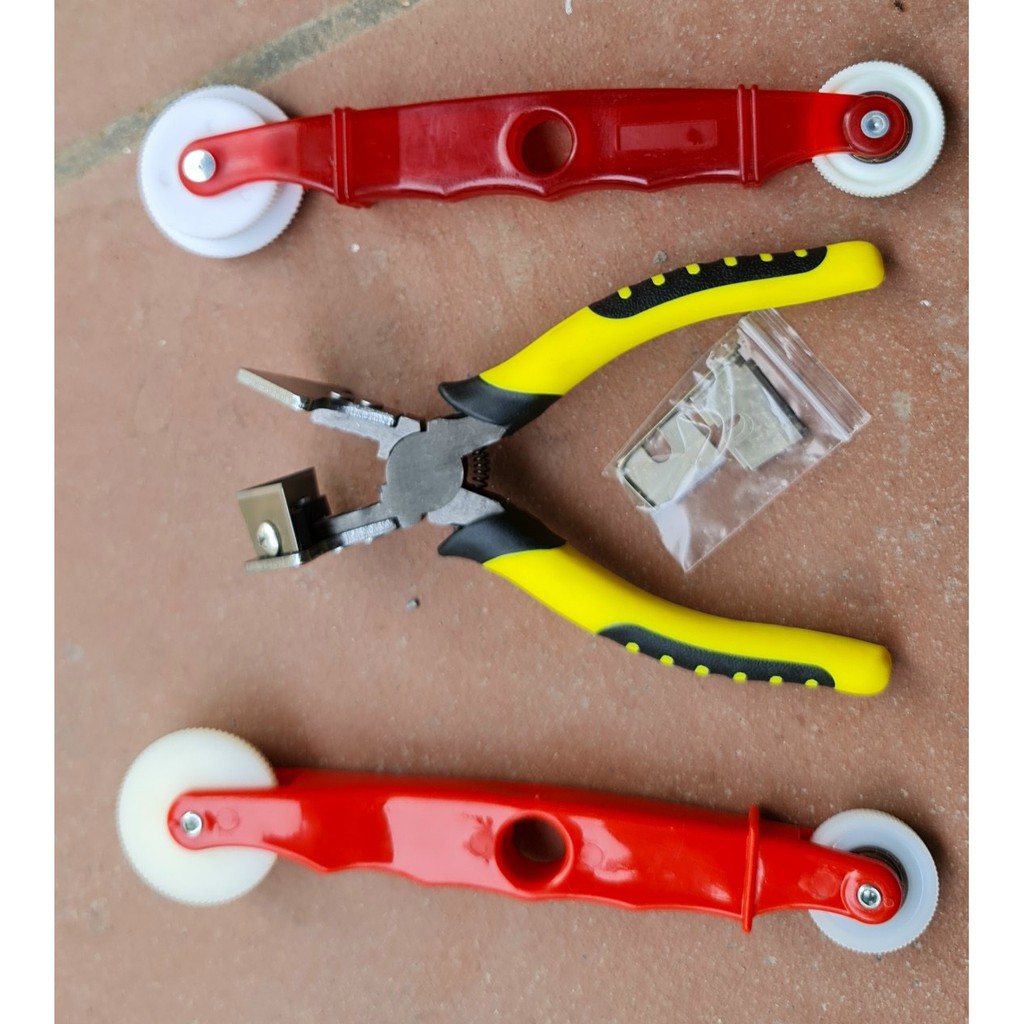 Combo kìm bấm gioăng + con lăn gioăng