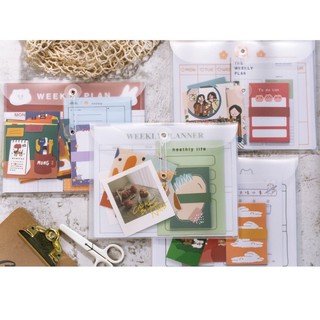 Bộ Phụ Kiện Lên Kế Hoạch Trang Trí Góc Học Tập, Sổ Tay, Bullet Journal