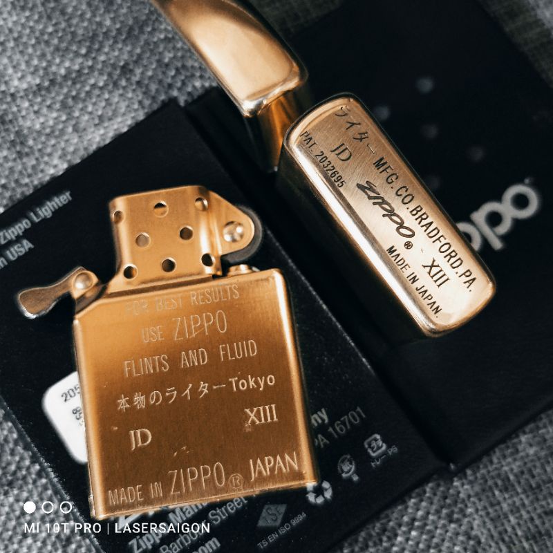 Hộp-𝙌𝙪𝙚̣𝙩-𝘽𝙖̣̂𝙩-𝙇𝙪̛̉𝙖 𝒁𝒊𝒑𝒑𝒐 đồng nguyên khối - mẫu Nhật nội địa 1997 | BigBuy360 - bigbuy360.vn