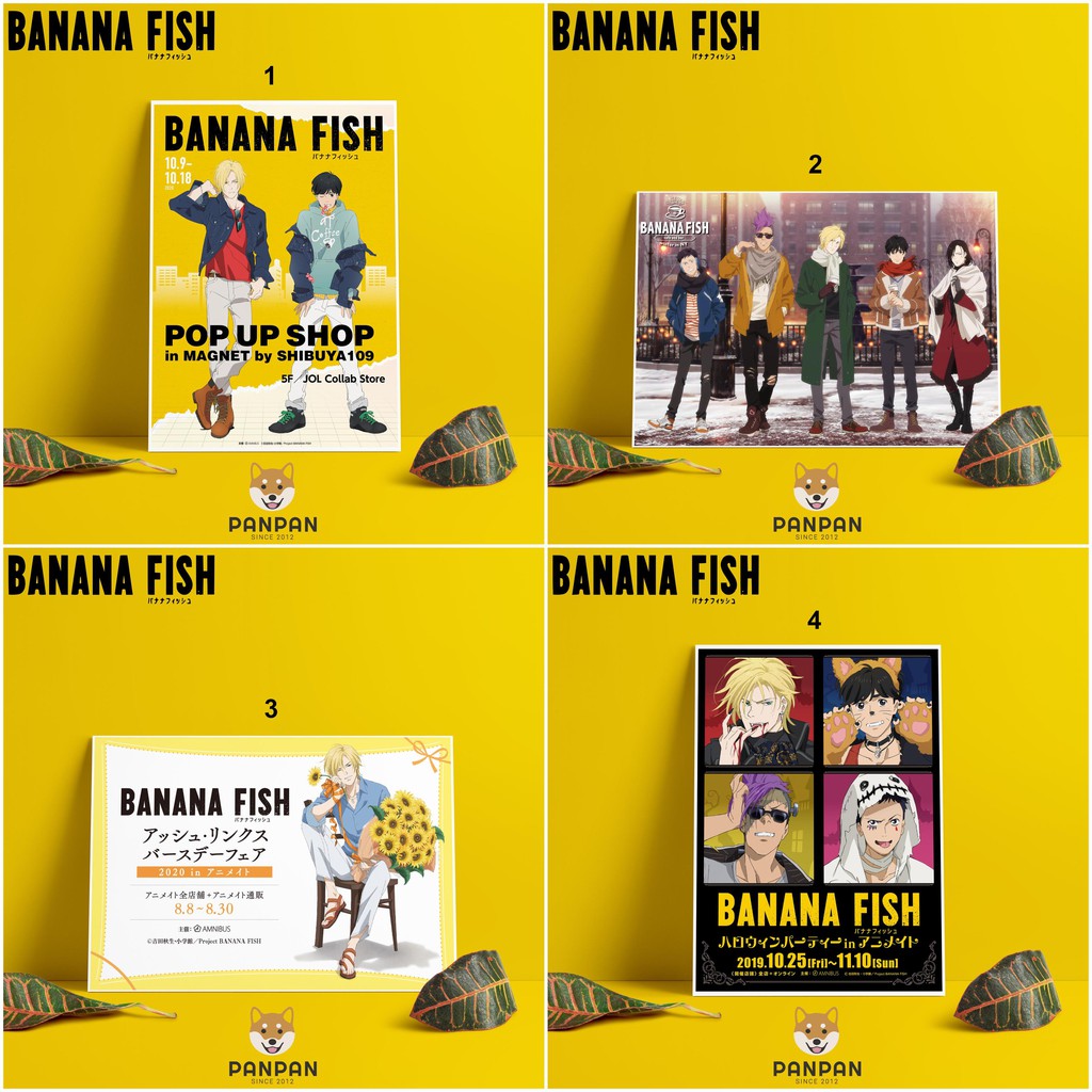 Postcard Cao Cấp - Poster Banana Fish (1)