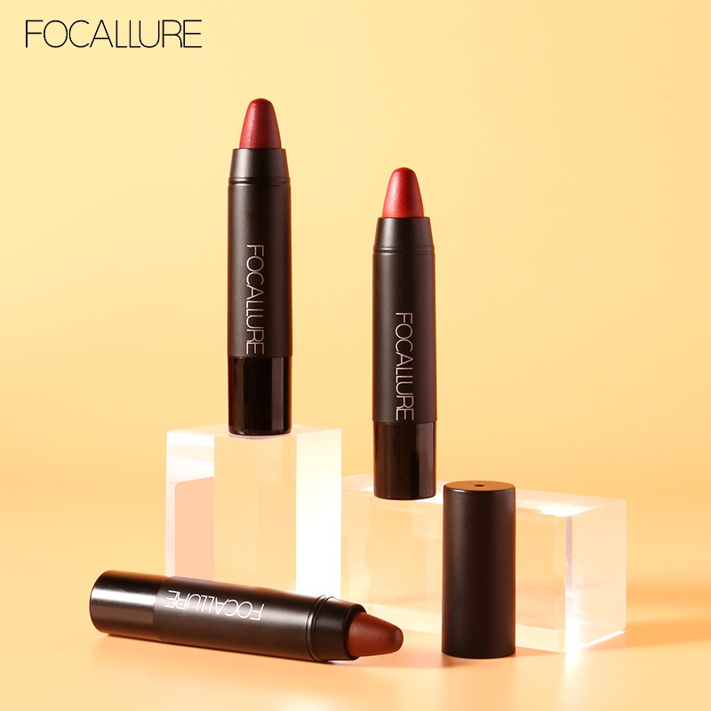 Son môi FOCALLURE lì tông màu đỏ tùy chọn lâu trôi 3g