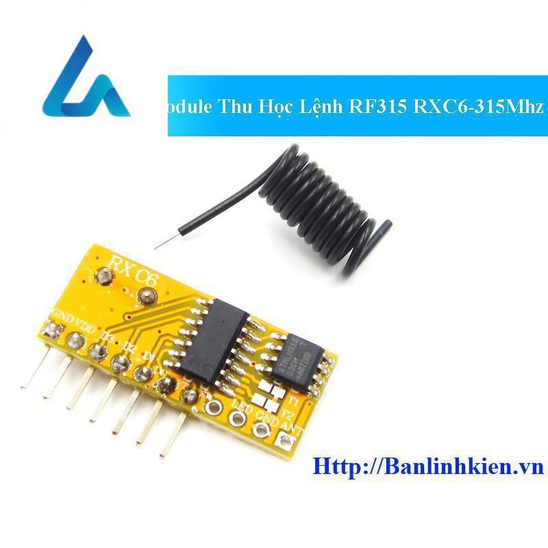 [Sốc] [Siêu Rẻ] [Mô đun] Module Thu Học Lệnh RF315 3 Chức Năng RXC6-315Mhz-3F zin TP