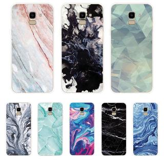 Ốp Lưng Samsung Galaxy J2 Pro J4 J4+ J6 J6+ Plus J8 2018 TPU mềm Case đá granit