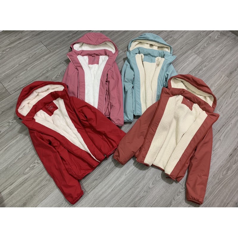 AK34 Áo gió lót lông cừu M.u.j.i | BigBuy360 - bigbuy360.vn