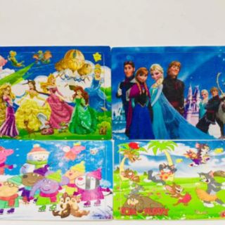 Tranh ghép gỗ 200 miếng cho bé lắp ghép. KT 32x45cm