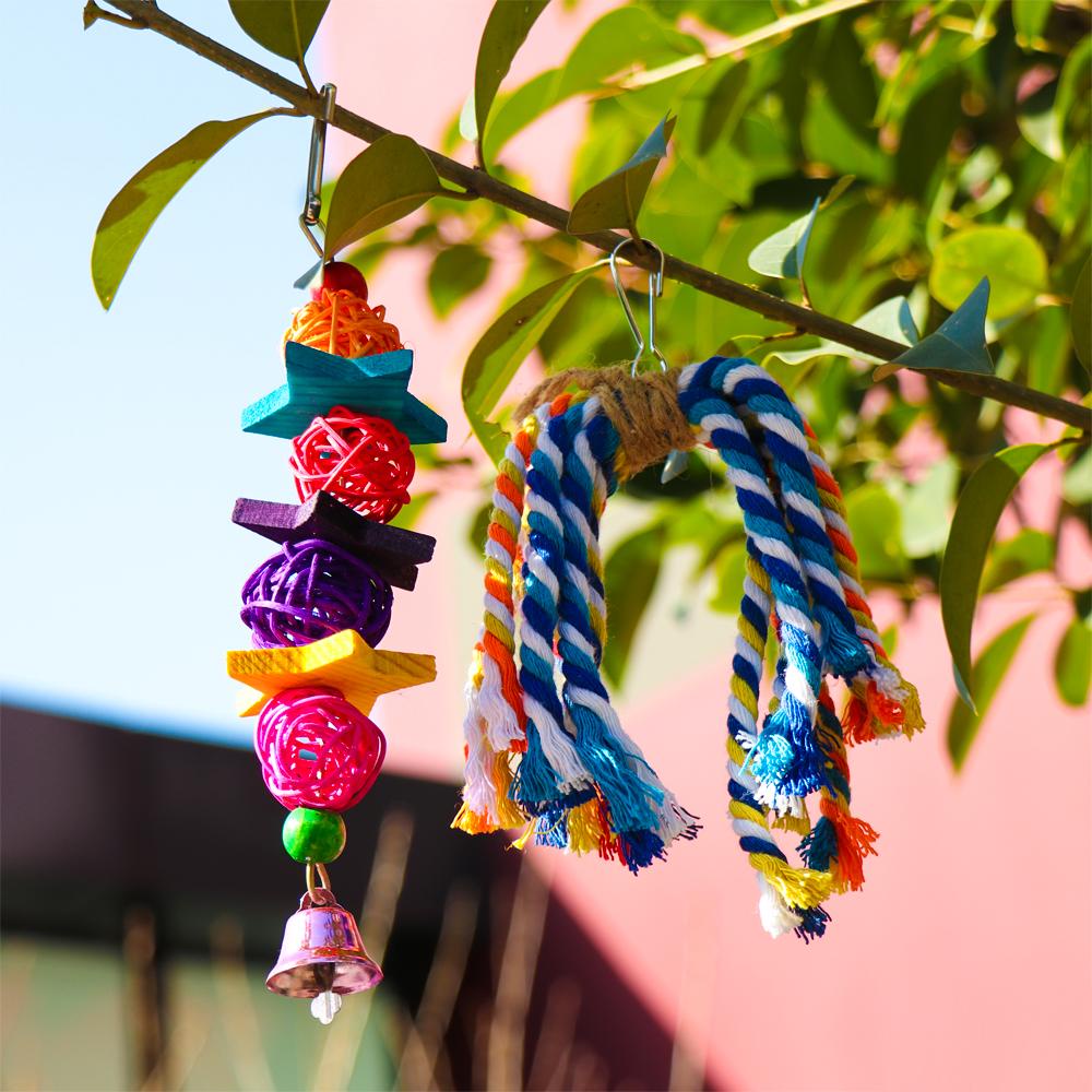 Võng Treo Đồ Chơi Cho Vẹt Cưng